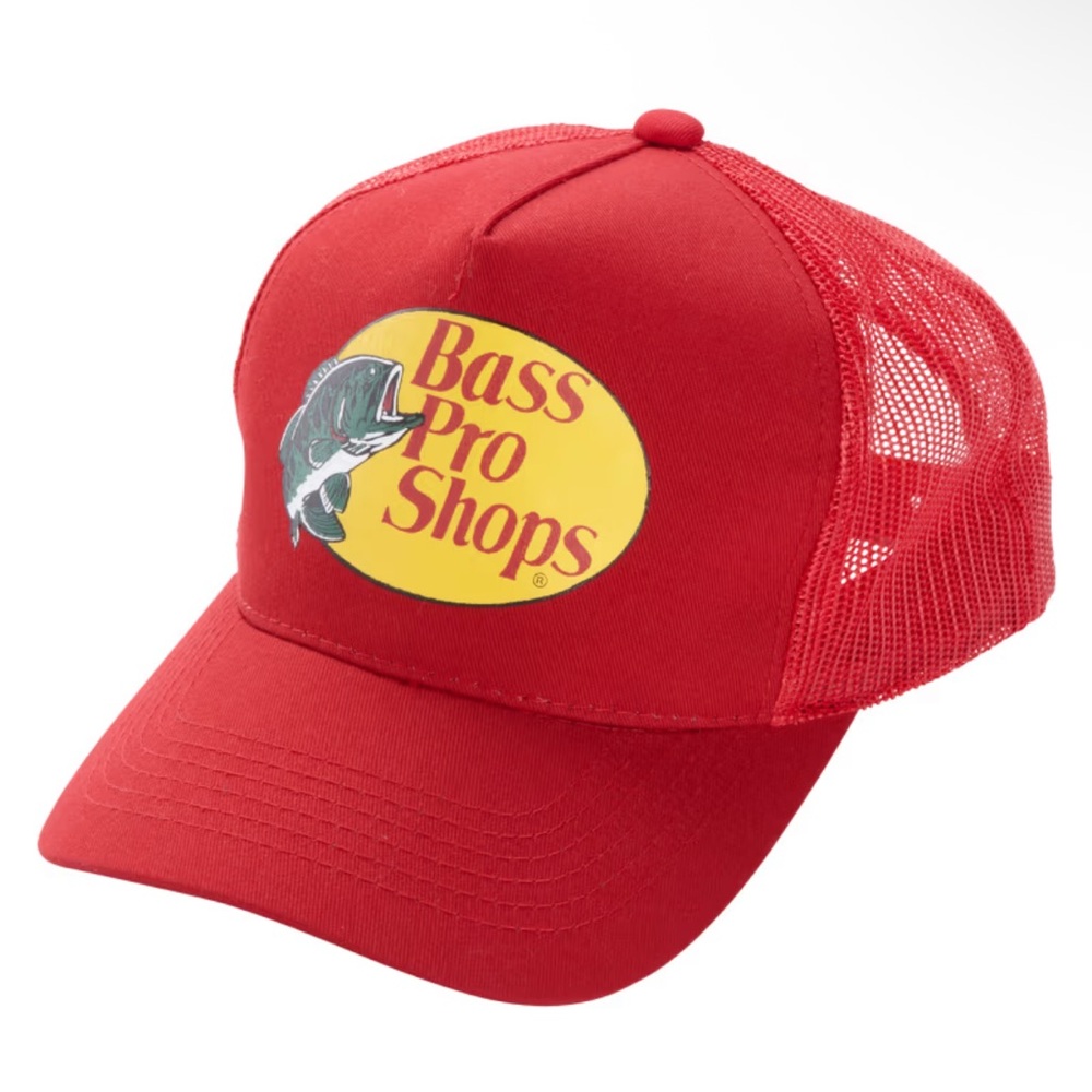 Bass Pro Shops Red Mesh Cap